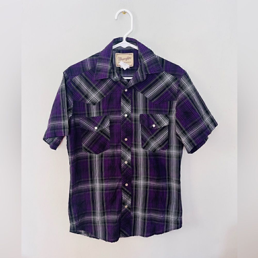 Wrangler | vintage pearl button western shirt